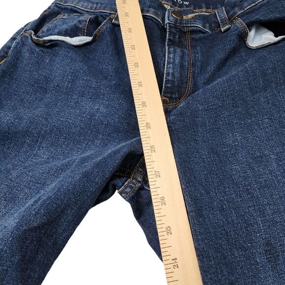 Mott & Bow Jeans Womens 30 x 28 Blue Denim Boyfriend Dark Wash Stretch - Picture 9 of 9